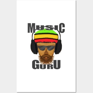 Reggae Music Guru Cool Summer Vibes Posters and Art